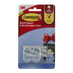 Command 3M-17092 Küçük Boy Şeffaf Askı