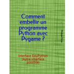Comment embellir un programme Python avec Pygame ?: Interface EduPython