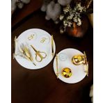Commitment Gold Polyester Nişan Tepsisi gold