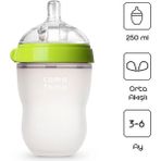 Comotomo 250 ml 3-6 Ay Yeşil Antikolik Silikon Biberon