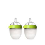 Comotomo Antikolik Silikon Yavaş Akışlı 0-3 Ay 2'li Biberon 150 Ml - Yeşil