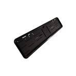 Compax 2 Adet Parlak Siyah Plakalık Piano Black Takmatik Plakalık Çerçevesi Piano Black