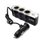 Compax Araç Çakmaklık Çoğaltıcı USB Çoklayıcı 3 Soket 1 USB Girişi ile Hepsi Araçlar İçin