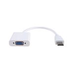 Compaxe Chd-18 Mını HDMI To VGA Audıo Kablo - Beyaz