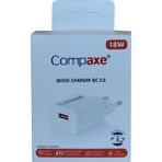Compaxe CTA-150QCUL24B 5 Volt 2.4 Amper Hızlı Şarj Lightning to USB Kablolu Set 18 Watt Gerçek Değer