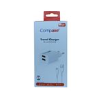 Compaxe CTA-521DMU 5 V 2.1 A 10 W 2 USB 1 mt 3.0 Mikro Şarj Kablosu