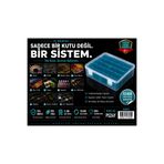COMPAXE P-SERİSİ 24’lü PLASTİK ŞEFFAF YEŞİL KUTU SETİ– 24 Küçük Kutu Modüler Saklama, Organizer, Ambalaj sistemi