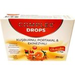 Complex Drops Bitkisel Kuşburnu Portakal Ekinezyalı Boğaz Pastili 24 Drops - aroma