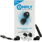 Comply Premium köpük kulak geçişi, AirPods Pro sürüm 2.0 ile uyumlu, küçük boyut, 3 çift, 44-50220-21, siyah