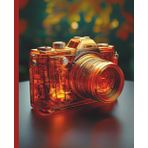 Composition Notebook: Autumn Camera Journal Notebook | 110 pages, 7.5 x 9.25"