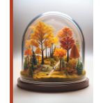 Composition Notebook: Autumn in the glass dome Journal Notebook | 110 pages, 7.5 x 9.25"