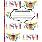 Composition Notebook College Ruled: Celebrating Caribbean Culture - U.S. Islands - Stylish Madras Print Notebook for Back to School, College, Office Work, & Personal Use