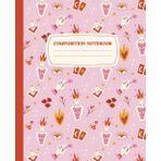 Composition Notebook College Ruled: Cute Love Potion Pattern Design