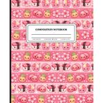 Composition Notebook College Ruled: Cute Pink Hawaii Snacks Aesthetic – Adorable Local Hawaii Snacks Pink Theme with Malasadas, Pineapple, Plumerias, Musubi & Shave Ice