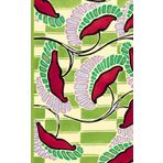 Composition Notebook Dot Grid Paper: A charming, vintage botanical pattern in the Art Nouveau style with burgundy flowers on a green and cream ... For College, Students, School, Work, Office.