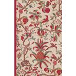 Composition Notebook Dot Grid Paper: A charming, vintage botanical pattern with a birds among ornamental plants in shades of muted red and yellow on a ... For College, Students, School, Work, Office.