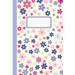 Composition Notebook: Light Purple Floral Delight | Wide Ruled | 6 x 9 inches | 100 Pages | 50 Sheets | Kids Teens Adults: Matte finish