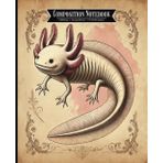 Composition Notebook: Vintage Axolotl | College Ruled Notebook | 120 Pages | 7.5 x 9.25 | For kids, teens, and adults. For school or office use.: ... Mexican Salamander; Amphibian; Carnivore;