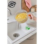 Comprox Kırılmaz Polikarbonat Süzgeç Kap 2 L – Pirinç/Makarna/Sebze-Meyve Yıkama & Süzme – BPA Free