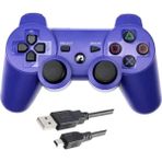 Comse Ps3 Dualshock 3 Kablosuz Oyun Kolu Wireless Şarj Kablosu Dahil - Siyah