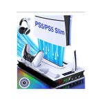 comse Ps5 Ps5 Slim Pro Fonksiyonel Fanlı Stand Led Göstergeli Dijital Ve Cd Li Sürüm Uyumlu