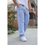Comstar Erkek Baggy Rahat Kalıp Bel Lastikli Pantolon - Açık - 32