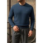 Comstar Erkek Bisiklet Yaka Slim Fit Mavi Kazak - XL