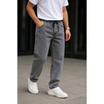 comstar Erkek Günlük Premium Gri Baggy Pantolon