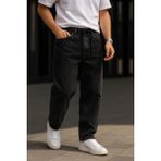 Comstar Erkek Günlük Premium Siyah Baggy Pantolon - 36
