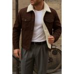 Comstar Erkek Kışlık Trend Basic K.kahve Içi Kürklü Peluş Mont - XL