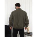 Comstar Erkek Mevsimlik Premium Haki Oversize Bomber Ceket - XL