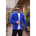 Comstar Erkek Polar Rahat Kalıp Gömlek - Saks Mavi