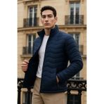Comstar Erkek Premium Basic Kapitone Lacivert Şişme Mont