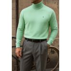 Comstar Erkek Premium Boğazlı Mint Triko Kazak - XL