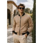 Comstar Erkek Premium Comfort Basic Nubuk Süet Kahve Ceket - 4XL