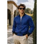 Comstar Erkek Premium Comfort Basic Nubuk Süet Lacivert Ceket - 2XL
