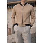 Comstar Erkek Smart Casual Kahve Nubuk Ceket - 2XL