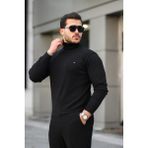Comstar Erkek Tam Balıkçı Yaka Triko Kazak - XL - Siyah