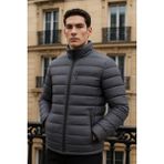 Comstar Erkek Trend Basic Dik Yaka Kışlık Füme Şişme Mont - XL