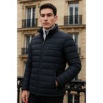 Comstar Erkek Trend Basic Dik Yaka Kışlık K.lacivert Şişme Mont - 2XL