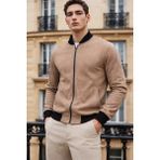 Comstar Erkek Trend Dar Astarsız Nubuk Süet A.kahve Ceket - 5XL