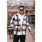 Comstar Kareli Polar Gömlek - Siyah - 2XL