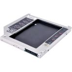 Comtech 12.7mm Sata HDD Harddisk Caddy Kızak Kutu Laptop SSD Notebook İkinci HDD Takma - Gümüş