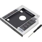 Comtech 9.5mm Ssd Caddy Kızak Laptopa 2. Hdd Ssd Takma Dvd Yuvasına Takılan Yedek Hafıza
