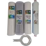 Conax Açık Kasa Su Arıtma Cihazı 4 Lü Ön Filtre Seti + Filtre Açma Anahtarı