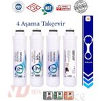 Conax Class 4 Aşamalı Filtre Seti NSF Onaylı Yüksek Performanslı Su Arıtma Aksesuarı