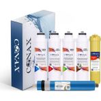 Conax Crypto Takçevir 6 Aşama – Vontron Membran Inline Alkalin Orijinal Filtre Seti - Beyaz