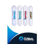 Conax Inline Orijinal 3 Aşama Filtre Seti + Postkarbon Filtre