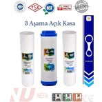 Conax Tüm Açık Kasalar Için Filtre Seti (ORJİNAL YENİ SERİ) 3 Aşamalı Ön Filtre, Anahtar Hediyeli