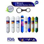 Conax Tüm Kapalı Kasalar için 8 Aşamalı, Nsf Onaylı, İnline Filtre Seti,80 GPD Membran